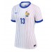 Camiseta Francia Kante #13 Visitante Equipación para mujer Eurocopa 2024 manga corta